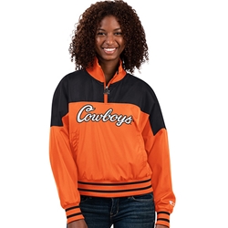 COWBOYS ORANGE/BLACK DOLMAN SLEEVE JACKET