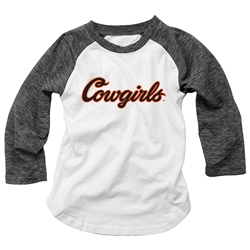 GIRLS CLOUDY YARN RAGLAN