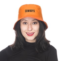 ORANGE COWBOYS BUCKET HAT