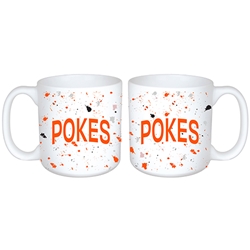 POKES SPLATTER 20OZ MATTE MAZEL MUG