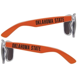 CLEAR/ORANGE OKLAHOMA STATE SUNGLASSES