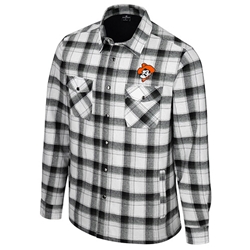 SILENT MAJESTY PLAID SNAP JACKET