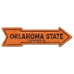 OKSTATE THIS WAY WALL ARROW