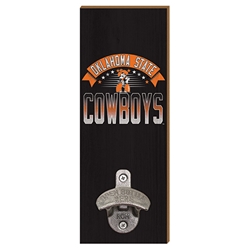 COWBOYS FANFARE WALL BOTTLE OPENER