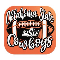 OKSTATE COWBOYS FOOTBALL SCRIPT STICKER