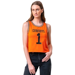 CROPPED BASKETBALL JERSEY