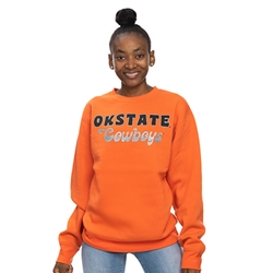 OK STATE GLITTER COWBOYS CREWNECK