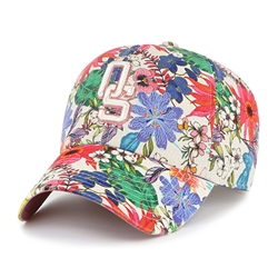 FLORAL PRINT OS HAT