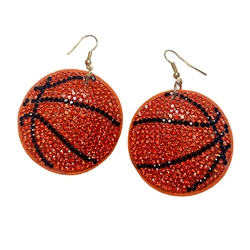 FAN GLAM CRYSTAL RHINESTONE BASKETBALL