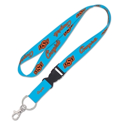 COWGIRLS SCRIPT TURQUOISE BUCKLE LANYARD