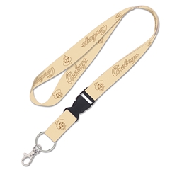 COWBOYS SCRIPT CREAM LANYARD