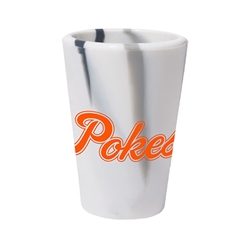 MARBLE SILICONE SHOT GLASS WITH POKES