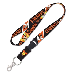 MINNIE COWGIRLS SOFTBALL LANYARD