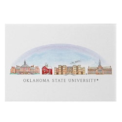 OKLAHOMA STATE SKYLINE 8X10 PRINT