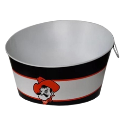 OKLAHOMA STATE METAL DRINK TUB