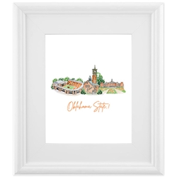OKSTATE LANDMARK 8X10 PRINT