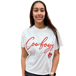 COWBOYS CHAIN ROLLED TEE