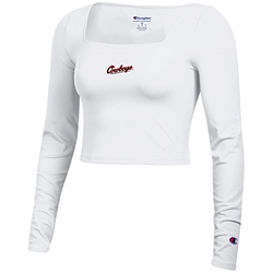 COWBOYS TAILGATE SQUARE NECK CROP