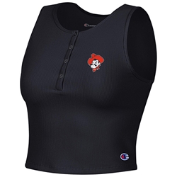 TAILGATE OTTOMAN RIB HENLEY CROP