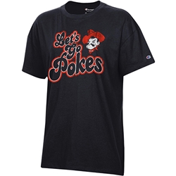 LET'S GO POKES CORE OVERSIZED TEE