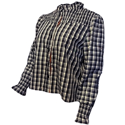 AYLA PLAID BUTTON UP