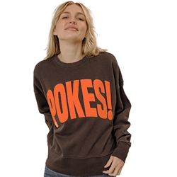 POKES MONO PUFF OVERSIZED CREW