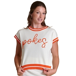 EMBROIDERED VARSITY SWEATER