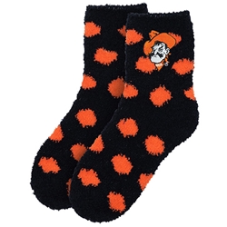 YOUTH FUZZY DOT SOCK