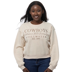 CROPPED CREW SWEATSHIRT