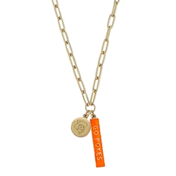 GO POKES PAPERCLIP NECKLACE