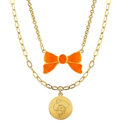 PETE HEAD BOW NECKLACE