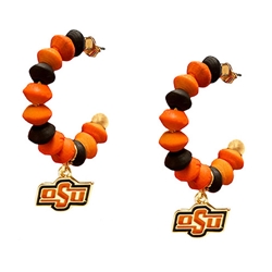 OSU MULTI BEAD EARRINGS