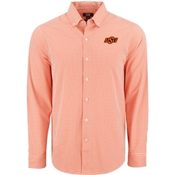 CUTTER & BUCK GINGHAM DRESS SHIRT