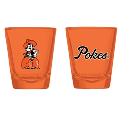 MATTE POKES SCRIPT SHOT GLASS