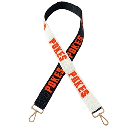 FAN GLAM POKES BARBWIRE BAG STRAP