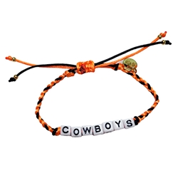 FAN GLAM COWBOYS BRAIDED BRACELET