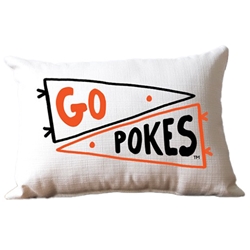 OSU DOUBLE COLLEGIATE PENNANT PILLOW
