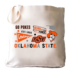 OKSTATE ATHLETIC CLUSTER TOTE