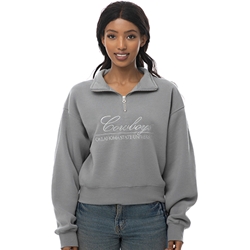 COWBOYS TONAL CROP 1/4 ZIP