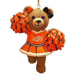 OSU BEAR CHEERLEADER ORNAMENT