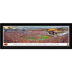 OKLAHOMA STATE BEDLAM PANORAMA WITH FRAME
