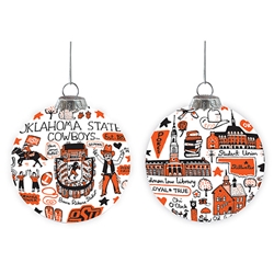 JULIA GASH GLASS BULB ORNAMENT