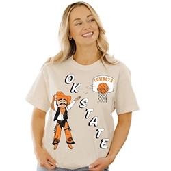 RETRO BASKETBALL THRIFTED TEE