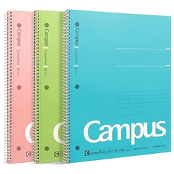 CAMPUS SPIRAL NOTEBOOK 3 PACK