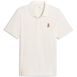 PUMA MONO CHECK JACQUARD POLO