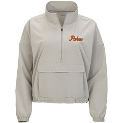 POKES SCRIPT QUARTER ZIP JACKET