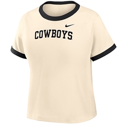 NIKE MOD CROP RINGER TEE