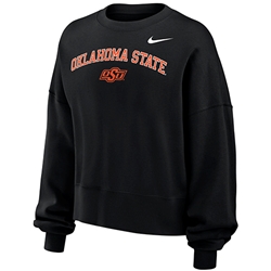 NIKE OKSTATE PHOENIX FLEECE CREW