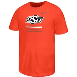 YOUTH NIKE ORANGE POWER TEE