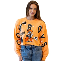 PATCHED UP CROP LONG SLEEVE